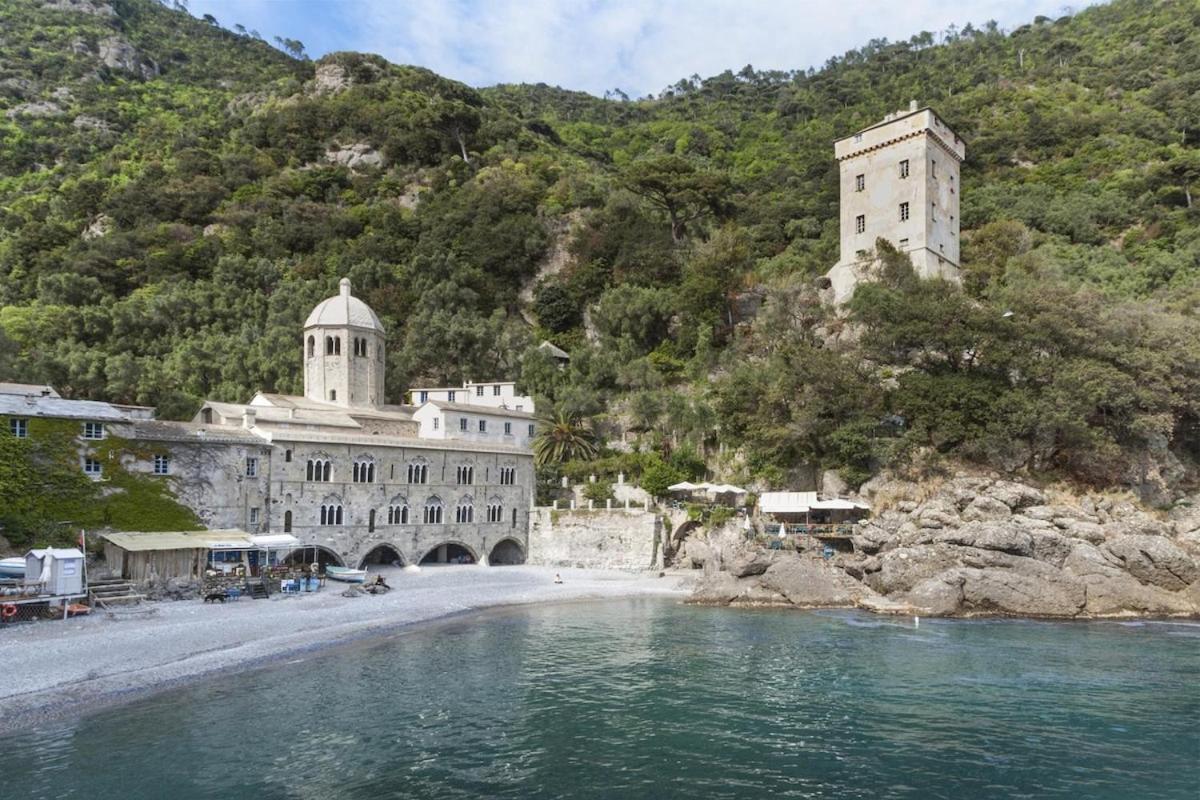 Sea View Apartment With Private Garden Camogli Exterior photo