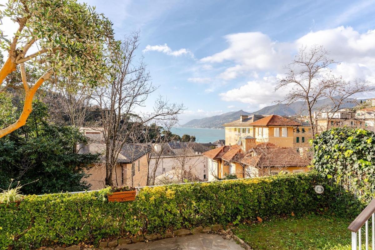 Sea View Apartment With Private Garden Camogli Exterior photo